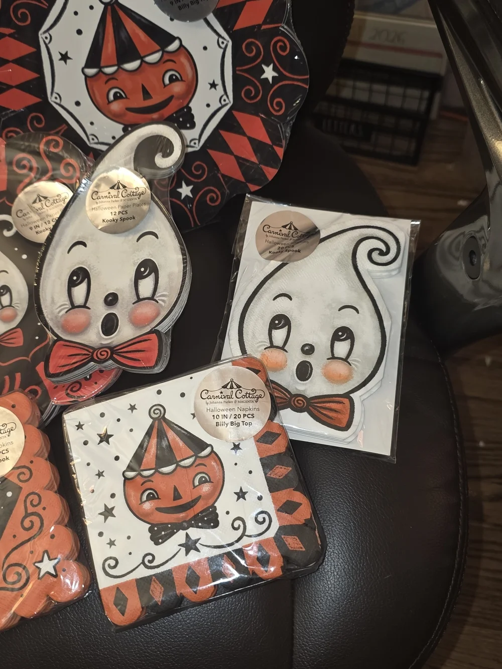 Johanna Parker Halloween Paper Linen set-10 Piece Lot HARD TO FIND